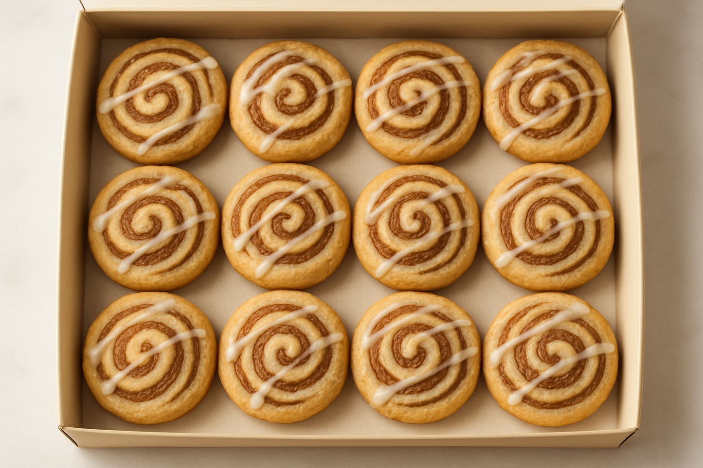 Cinnamon Roll Cookies 12 Pack