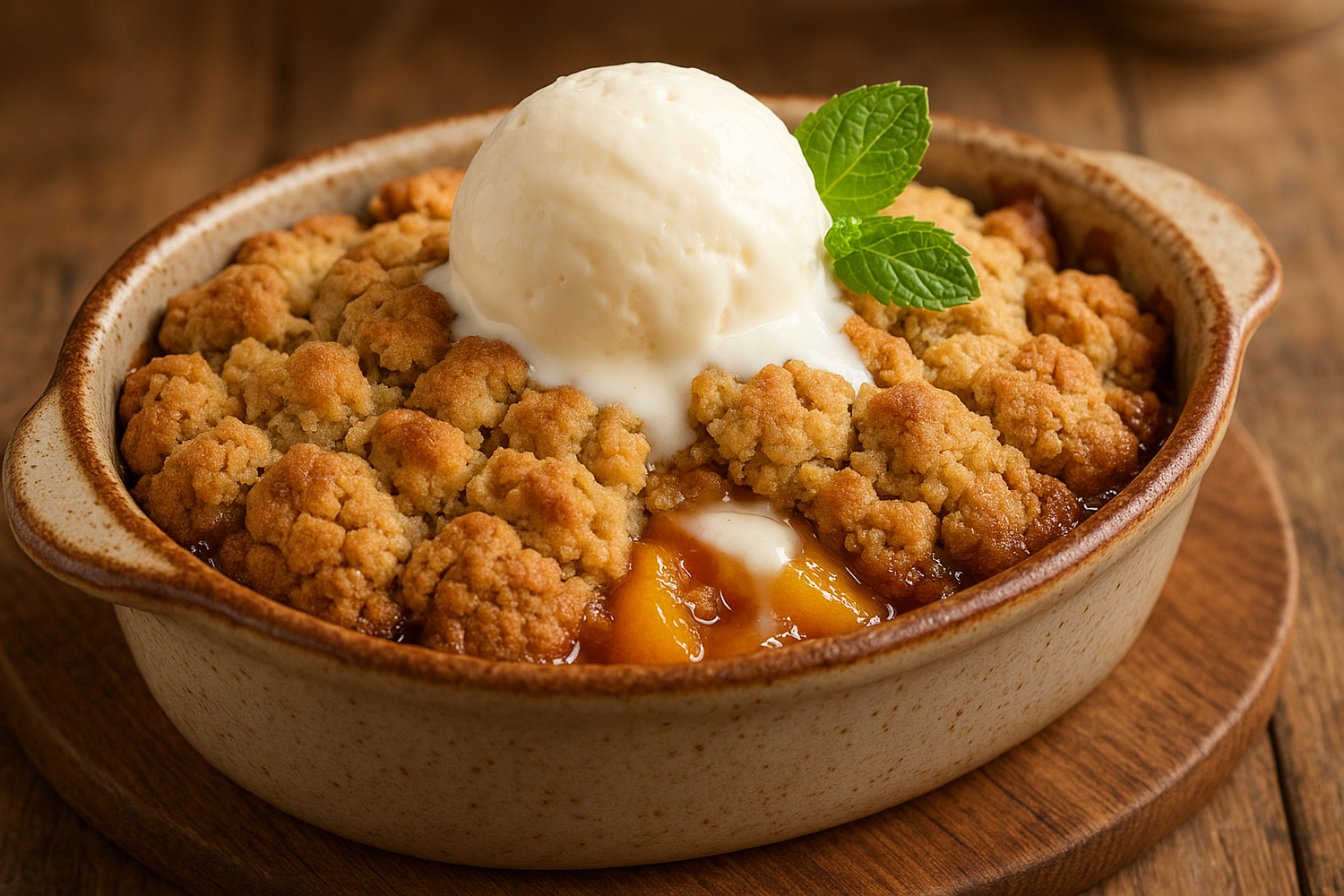 cookie peach cobbler